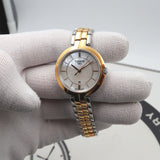 Tissot T Lady Flamingo Mother of Pearl White Dial Two Tone Steel Strap Watch For Women - T094.210.22.111.00 Buy Now By Tissot