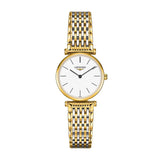 Longines La Grande Classique White Dial Two Tone Mesh Bracelet Watch for Women - L4.209.2.12.7 Buy Now By Longines