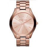 Michael Kors Mini Slim Runway Chronograph Quartz Rose Gold Dial Rose Gold Steel Strap Watch For Women - MK3205 Buy Now By Michael Kors