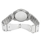 Guess G Twist Diamonds Silver Dial Silver Steel Strap Watch For Women - W1201L1 Buy Now By Guess