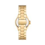 Michael Kors Lennox Three-Hand Silver Dial Gold Steel Strap Watch For Women - MK7278 Buy Now By Michael Kors