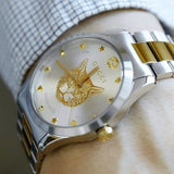 Gucci G Timeless Silver Dial Two Tone Steel Strap Watch For Women - YA1264074 Buy Now By Gucci