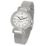 Coach Madison White Dial Silver Mesh Bracelet Watch for Women - 14502651 Buy Now By Coach