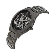 Michael Kors Slim Runway Black Dial Black Steel Strap Watch for Women - MK3589 Buy Now By Michael Kors