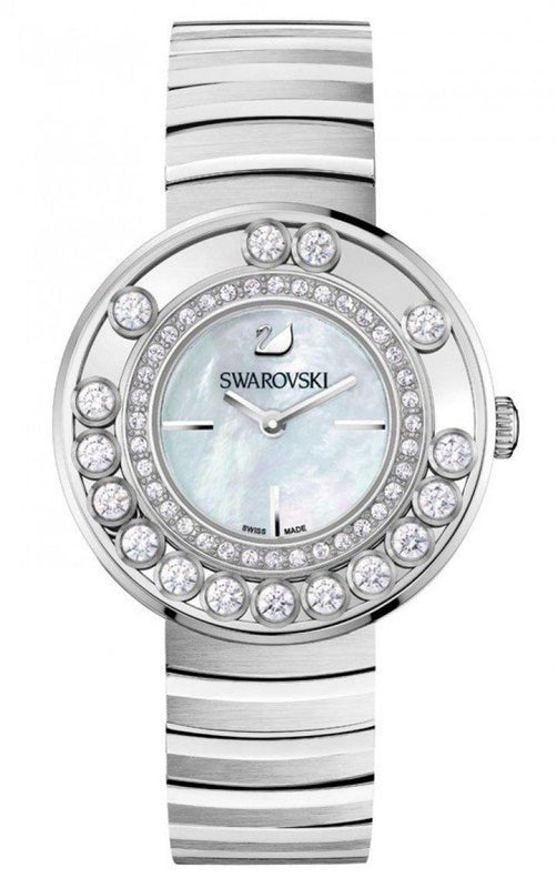 Swarovski Lovely Crystal Mother of Pearl Dial Silver Steel Strap Watch for Women - 1160307 Buy Now By Swarovski