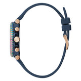 Guess Cosmic Multifunction Blue Dial Blue Silicone Strap Watch For Women - GW0466L2 Buy Now By Guess