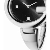 Gucci Guccissima Black Dial Silver Steel Strap Watch For Women - YA134301 Buy Now By Gucci