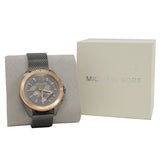 Michael Kors Brecken Chronograph Grey Dial Silver Mesh Strap Watch For Men - MK8868 Buy Now By Michael Kors