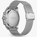 Hugo Boss Ocean Edition Black Dial Silver Mesh Bracelet Watch for Men - 1513701 Buy Now By Hugo Boss