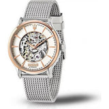 Maserati Epoca Automatic White Dial Silver Mesh Bracelet Watch For Men - R8823118001 Buy Now By Maserati