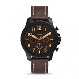 Fossil Bowman Chronograph Brown Dial Brown Leather Strap Watch for Men - FS5601 Buy Now By Fossil