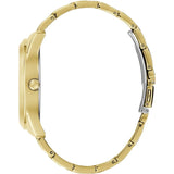 Guess Crush Gold Dial Gold Steel Strap Watch For Women - GW0020L2 Buy Now By Guess