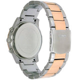 Guess Exec Chronograph White Dial Two Tone Steel Strap Watch for Men - W0075G2 Buy Now By Guess