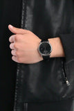Emporio Armani Luigi Quartz Black Dial Black Leather Strap Watch For Men - AR2500 Buy Now By Emporio Armani