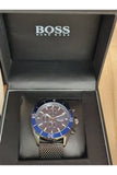 Hugo Boss Ocean Edition Blue Dial Black Mesh Bracelet Watch for Men - 1513702 Buy Now By Hugo Boss