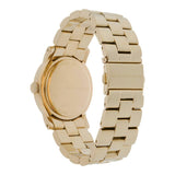 Marc Jacobs Amy Blue Dial Gold Steel Strap Watch for Women - MBM3220 Buy Now By Marc Jacobs