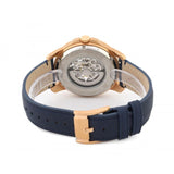 Fossil Grant Automatic Skeleton Blue Dial Blue Leather Strap Watch for Men - ME3102 Buy Now By Fossil
