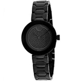 Movado Bold Crystals Black Dial Black Steel Strap Watch for Women - 3600576 Buy Now By Movado