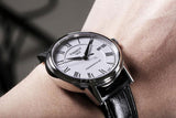Tissot Carson Powermatic 80 White Dial Black Leather Strap Watch For Men - T085.407.16.013.00 Buy Now By Tissot