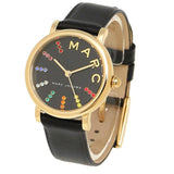 Marc Jacobs Roxy Black Dial Black Leather Strap Watch for Women - MJ1592 Buy Now By Marc Jacobs