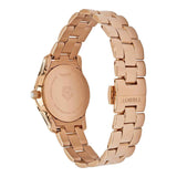 Tissot T Wave Mother of Pearl Dial Rose Gold Steel Strap Watch For Women - T112.210.33.113.00 Buy Now By Tissot