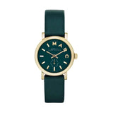 Marc Jacobs Baker Mini Green Dial Green Leather Strap Watch for Women - MBM1272 Buy Now By Marc Jacobs