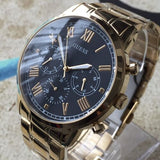 Guess Hendrix Chronograph Blue Dial Two Tone Steel Strap Watch for Men - W1309G4 Buy Now By Guess