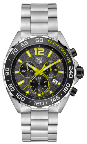 Tag Heuer Formula 1 Chronograph Grey Dial Silver Steel Strap Watch for Men - CAZ101AG.BA0842 Buy Now By Tag Heuer