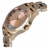 Marc Jacobs Henry Skeleton Rose Gold Dial Rose Gold Steel Strap Watch for Women - MBM3264 Buy Now By Marc Jacobs