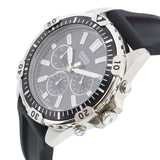Fossil Garrett Chronograph Black Dial Black Rubber Strap Watch for Men - FS5624 Buy Now By Fossil