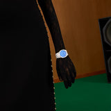 Gucci 25H Quartz Blue Dial Silver Steel Strap Unisex Watch - YA163408 Buy Now By Gucci