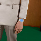 Gucci 25H Quartz Blue Dial Silver Steel Strap Unisex Watch - YA163408 Buy Now By Gucci