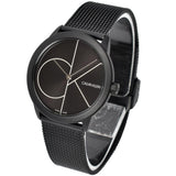 Calvin Klein Minimal Black Dial Black Mesh Bracelet Watch for Women - K3M5245X Buy Now By Calvin Klein