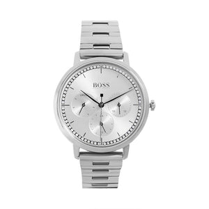 Hugo Boss Prima Silver Dial Silver Steel Strap Watch for Women - 1502570 Buy Now By Hugo Boss