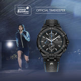 Maurice Lacroix Aikon Chronograph Limited Edition Black Dial Black Leather Strap Watch for Men - AI1018-PVB01-337-1 Buy Now By Maurice Lacroix