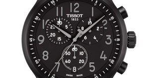 Tissot Chrono XL Vintage Black Dial Black Leather Strap Watch For Men - T116.617.36.052.00 Buy Now By Tissot