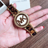 Michael Kors Parker Chronograph Gold Dial Two Tone Steel Strap Watch for Women - MK6109 Buy Now By Michael Kors