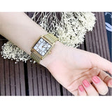 Guess White Dial Gold Mesh Bracelet Watch For Women - W0826L2 Buy Now By Guess