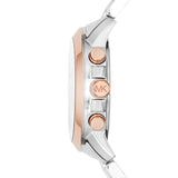 Michael Kors Bradshaw Chronograph Blue Dial Two Tone Steel Strap Watch For Women - MK6389 Buy Now By Michael Kors