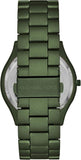 Michael Kors Slim Runway Quartz Black Dial Green Steel Strap Watch For Men - MK8715 Buy Now By Michael Kors
