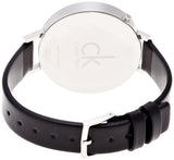 Calvin Klein Equal Black Dial Black Leather Strap Watch for Women - K3E231C1 Buy Now By Calvin Klein