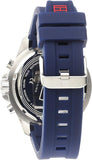 Tommy Hilfiger Nolan Chronograph Blue Dial Blue Rubber Strap Watch for Men - 1791142 Buy Now By Tommy Hilfiger