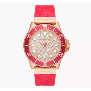 Michael Kors Everest Analog Rose Gold Dial Pink Silicone Strap Watch For Women - MK7359 Buy Now By Michael Kors