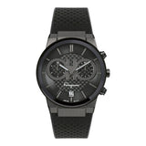 Salvatore Ferragamo Sapphire Chrono Black Dial Black Rubber Strap Watch for Men - SFME00621 Buy Now By Salvatore Ferragamo