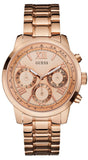 Guess Sunrise Quartz Rose Gold Dial Rose Gold Steel Strap Watch For Women - W0330L2 Buy Now By Guess
