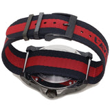 Gucci Dive Blue & Red Dial Blue & Red Nylon Strap Watch For Men - YA136214 Buy Now By Gucci