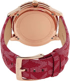 Michael Kors Runway Three-Hand Quartz Red Dial Red Leather Strap Watch For Women - MK7179 Buy Now By Michael Kors