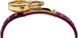 Versace Medusa Lock Icon Gold Dial Red Leather Strap Watch for Women - VEDW00319 Buy Now By Versace