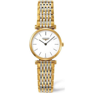 Longines La Grande Classique White Dial Two Tone Mesh Bracelet Watch for Women - L4.209.2.12.7 Buy Now By Longines