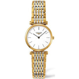 Longines La Grande Classique White Dial Two Tone Mesh Bracelet Watch for Women - L4.209.2.12.7 Buy Now By Longines